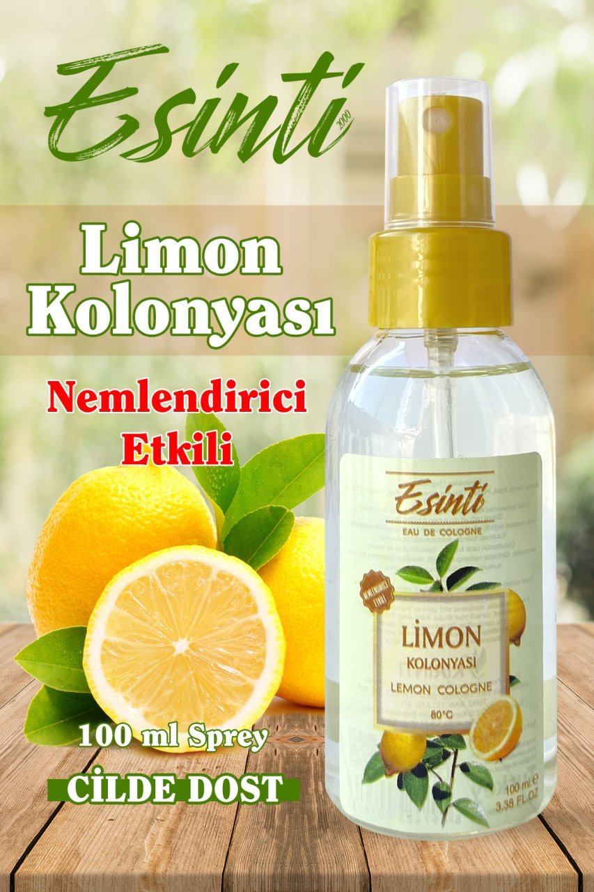 LİMON KOLONYASI 80 Derece 100 ml