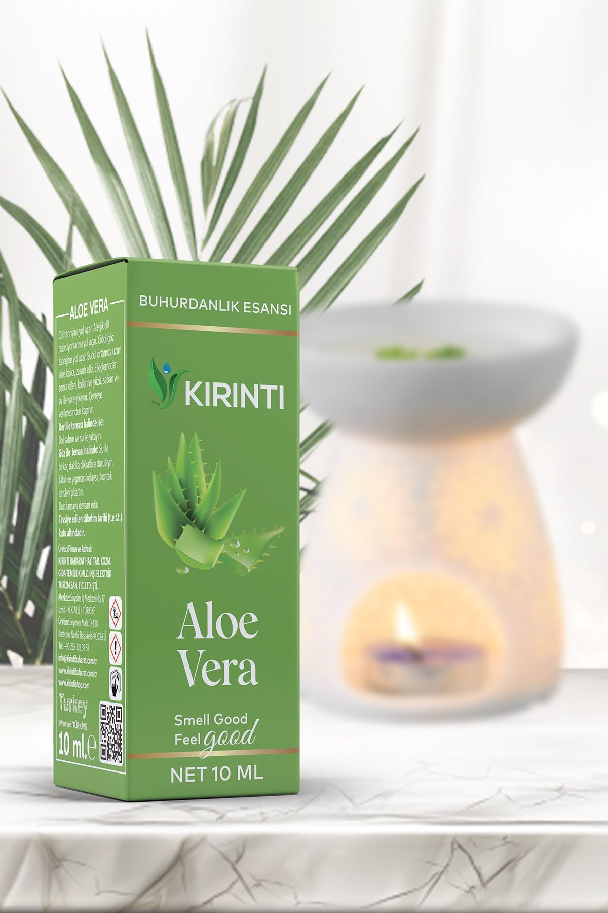 ALOE VERA KOKULU BUHURDANLIK ESANSI 10 ML